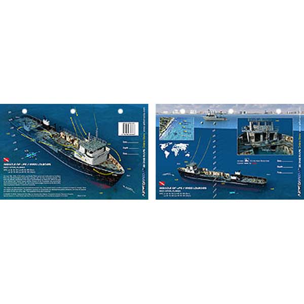 Sunken ship with detailed illustrations on a white background