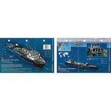 Sunken ship with detailed illustrations on a white background