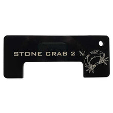 Black metal tool with 'STONE CRAB 2 7/8' branding on a white background
