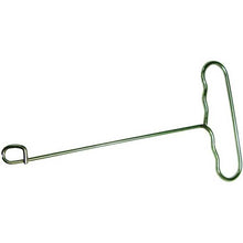 Metal fish hook remover on a white background