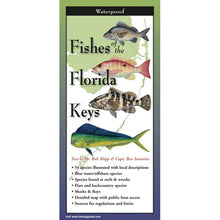 Booklet cover titled 'Fishes of the Florida Keys' with illustrations of various fish and a map.