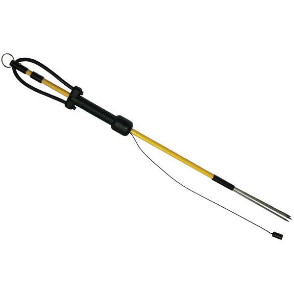 Fishing spear on a white background