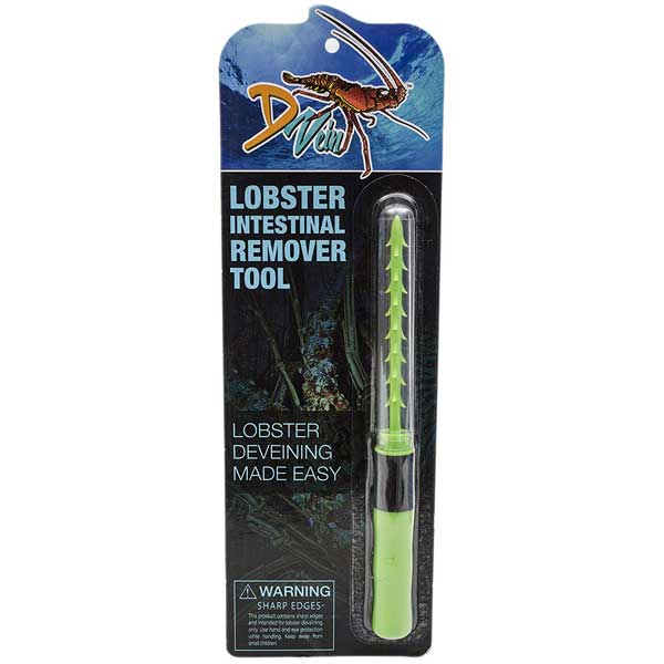 Lobster intestinal remover tool in packaging with D Weber branding