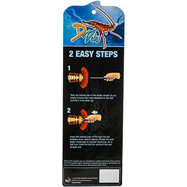Deveiner packaging with step-by-step instructions on a white background