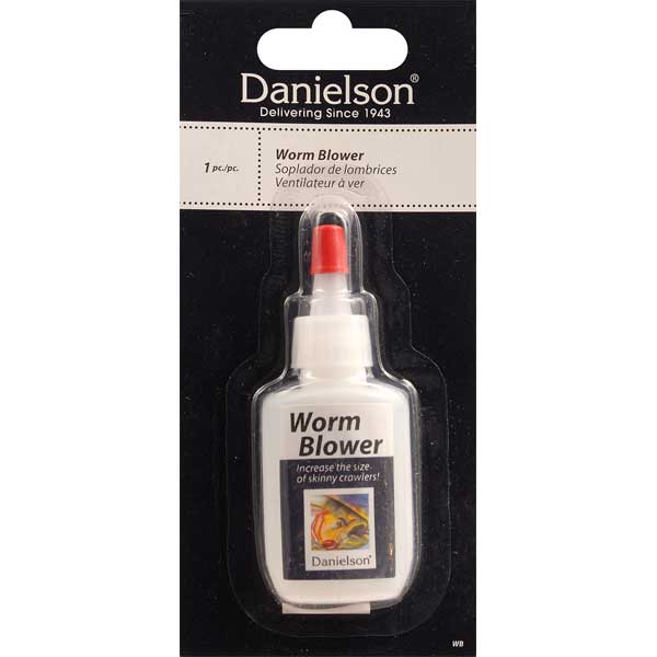 Worm Blower packaging with Danielson branding on a white background