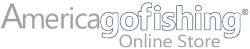 America Go Fishing text logo